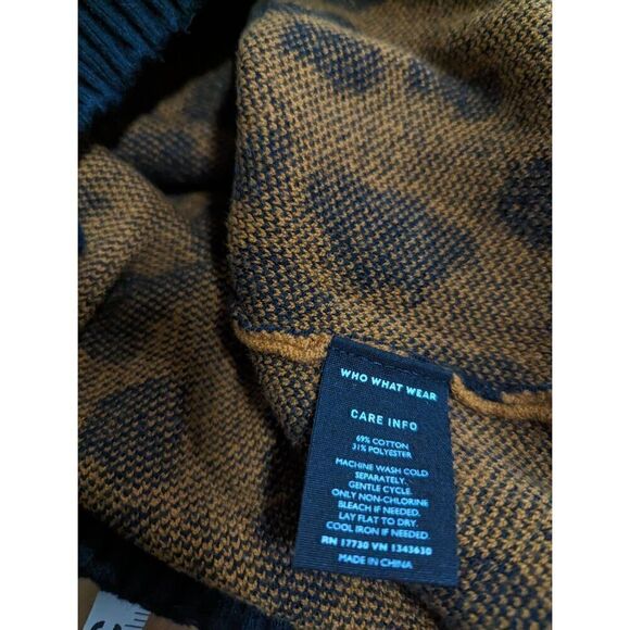 Who What Wear Leopard print Crew neck sweater XXL - Picture 6 of 7